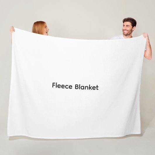 Moderne Anpassung mit Ihrem Foto oder Text Fleecedecke (Beispiel)