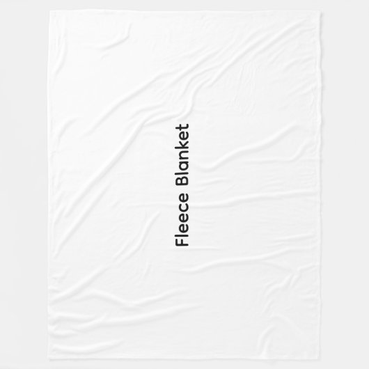 Moderne Anpassung mit Ihrem Foto oder Text Fleecedecke (Vorderseite)