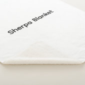 Moderne Anpassung mit Ihrem Foto oder Text Sherpadecke (3/4)