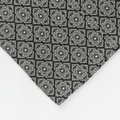 Moderne Anthrazitgraue Mesh-Gitter-Fleece-Decke Fleecedecke (Ecke)