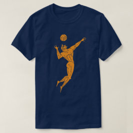 Moderne antike Olympianer Volleyball Dark T-Shirt