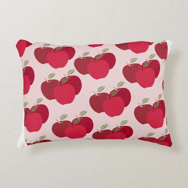 Moderne Apple Print Decorative Dekokissen (Vorderseite)