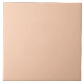 Moderne Apricot Schlichte Solid Color Fliese (Vorderseite)