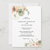 Moderne Aquädukte und Blume Einladung (Vorderseite)