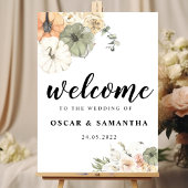 Moderne Aquädukte und Blume Poster