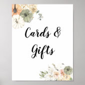 Moderne Aquädukte und Blume Poster (Vorne)