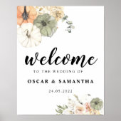 Moderne Aquädukte und Blume Poster (Vorne)