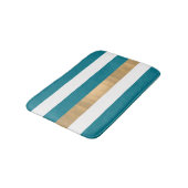Moderne Aquamarine Bath Mat Badematte (Schrägansicht)