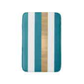 Moderne Aquamarine Bath Mat Badematte (Vorderseite Vertikal)