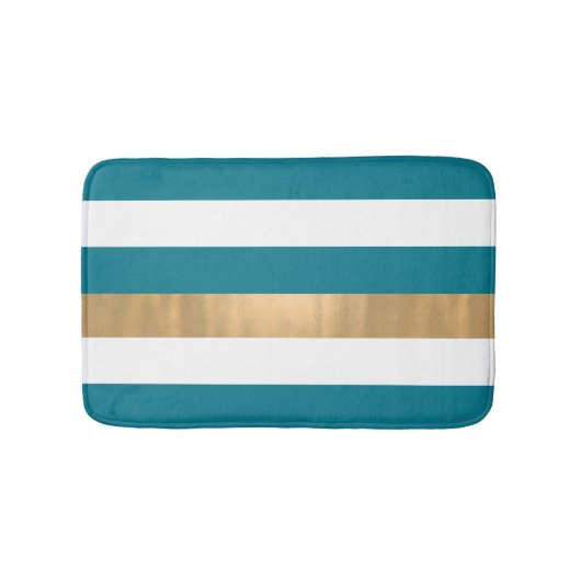 Moderne Aquamarine Bath Mat Badematte (Vorderseite)