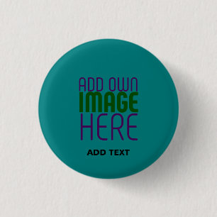 MODERNE, AQUAMARINE GRÜNE BILDTEXTVORLAGE BUTTON