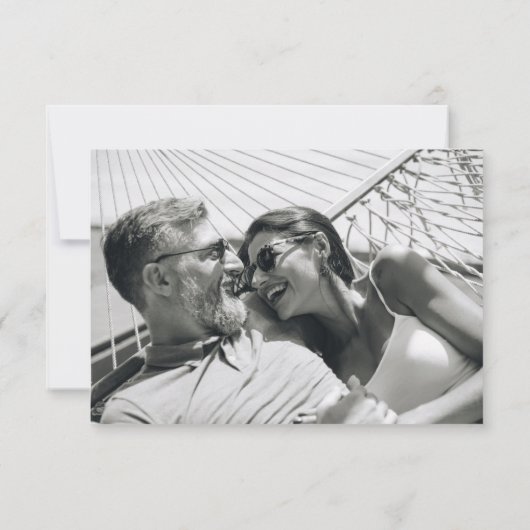 Moderne Aquamarine Hochzeit mit grüner Geometrie Save The Date (Rückseite)