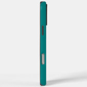 Moderne Aquamarine Monogramm-Initialen zeitgemäß Case-Mate iPhone Hülle (Rückseite / Rechts)