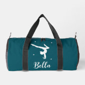 Moderne Aquamarine Tanztechnik Fitness Duffle Bag (Rückseite)