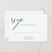 Moderne Aquamarine UAWG-Umschließungskarte Begleitkarte (Vorne/Hinten)