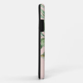 Moderne Aquarell-Blume & Hallo & Name Case-Mate iPhone Hülle (Hinten/Rechts)