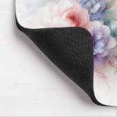 Moderne Aquarell-Blumenmalerei Trendy Mousepad (Ecke)