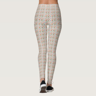 Moderne Aquarell-Blumenmuster Leggings
