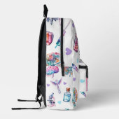Moderne Aquarell Medizin Bedruckter Rucksack (Links)