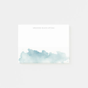 Moderne Aquarell-Wellen Notizblock