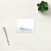 Moderne Aquarell-Wellen Notizblock (Büro)