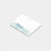 Moderne Aquarell-Wellen Notizblock (angewinkelt)