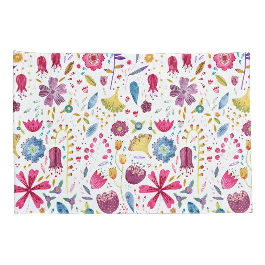 Moderne Aquarellbilder Kissenbezug (Rückseite-Rechts)