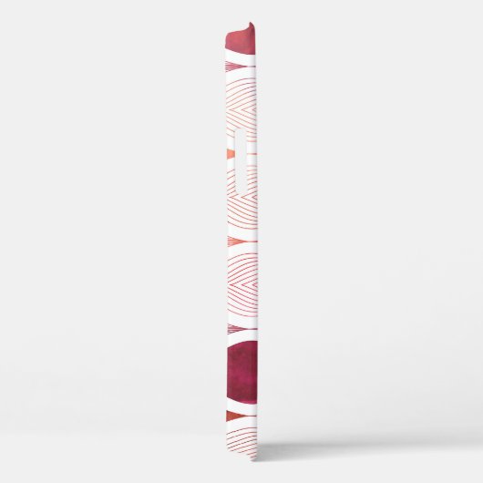 Moderne Aquarellblätter, nahtlose Muster. Case-Mate iPhone Hülle (Rückseite / Rechts)