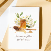 Moderne Aquarellblume Eleganter Tag glückliche Müt Karte