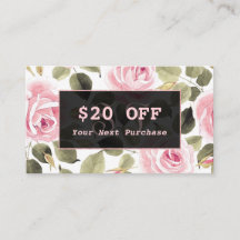 Moderne Aquarellblume Rose Gold Makeup Artist