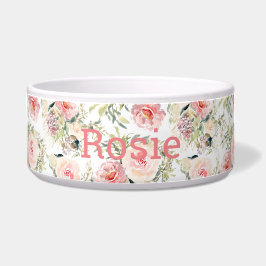 Moderne Aquarellblumen botanisch Napf