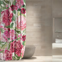 Moderne Aquarellblumen rosa rote Blumen