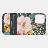 Moderne Aquarellblumen und Blattwerk beste Mutter Case-Mate iPhone Hülle (Rückseite (Horizontal))