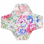 Moderne Aquarellblumen und Golddreiecke Fußball (Flach)