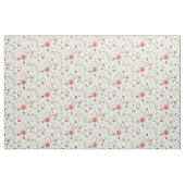 Moderne Aquarellblütenblätter Rosa Weiße Blumenblä Stoff (Fat Quarter (45,7 x 55,9 cm))