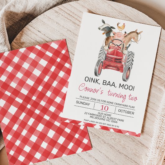 Moderne Aquarellboys werden zum Geburtstag eingela Einladung