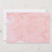 Moderne Aquarellbraun Brautdusche Einladung (Rückseite)