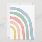 Moderne Aquarellbrunnendusche im Stile eines Babys (Rückseite)