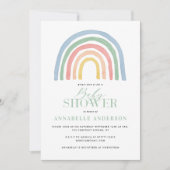 Moderne Aquarellbrunnendusche im Stile eines Babys (Vorderseite)