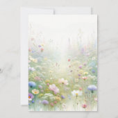 Moderne Aquarelleier Basket Osterfeier Einladung (Rückseite)