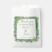 Moderne Aquarellenküche Hochzeit Vielen Dank Geschenktütchen (Vorderseite)