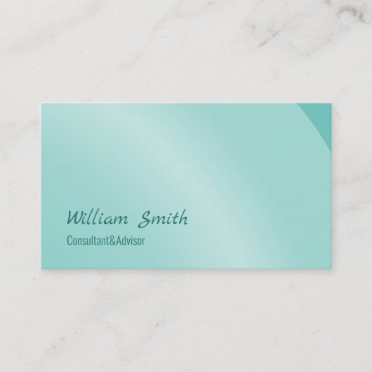 Moderne Aquarellfarbe Moderne Neat Shaded Visitenkarte (Vorderseite)