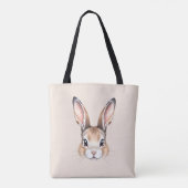 Moderne Aquarellfarbe Niedlich Ostern Sonniges Wet Tasche (Rückseite)