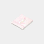 Moderne Aquarellfarbe Pink Custom School Post-it N Klebezettel (angewinkelt)