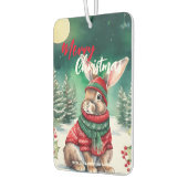 Moderne Aquarellfarbe Sonnenhasen Weihnachtsbaum S Autolufterfrischer (Links)