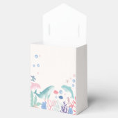 Moderne Aquarellfarbe unter der Sea Baby Dusche Geschenkschachtel (Geöffnet)