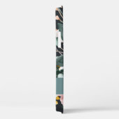 Moderne Aquarellfarben, Blumen und Blätter elegant Case-Mate iPhone Hülle (Rückseite / Rechts)