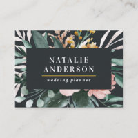 Moderne Aquarellfarben, Blumen und Blätter elegant