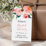 Moderne Aquarellfarben Blumendekoration Brautparty Geschenkanhänger<br><div class="desc">Modernes Brautparty mit floralen Aquarellfarben Gefallen Danke,  dass Sie Tag Template geschenkt haben. (1) Für weitere Anpassungen klicken Sie bitte auf den Link "Weiter anpassen" und verwenden Sie unser Designwerkzeug,  um diese Vorlage zu ändern. (2) Wenn Sie Hilfe oder passende Artikel benötigen,  kontaktieren Sie mich bitte.</div>