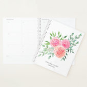 Moderne Aquarellfarben Blumengrün Planer (Anzeige)